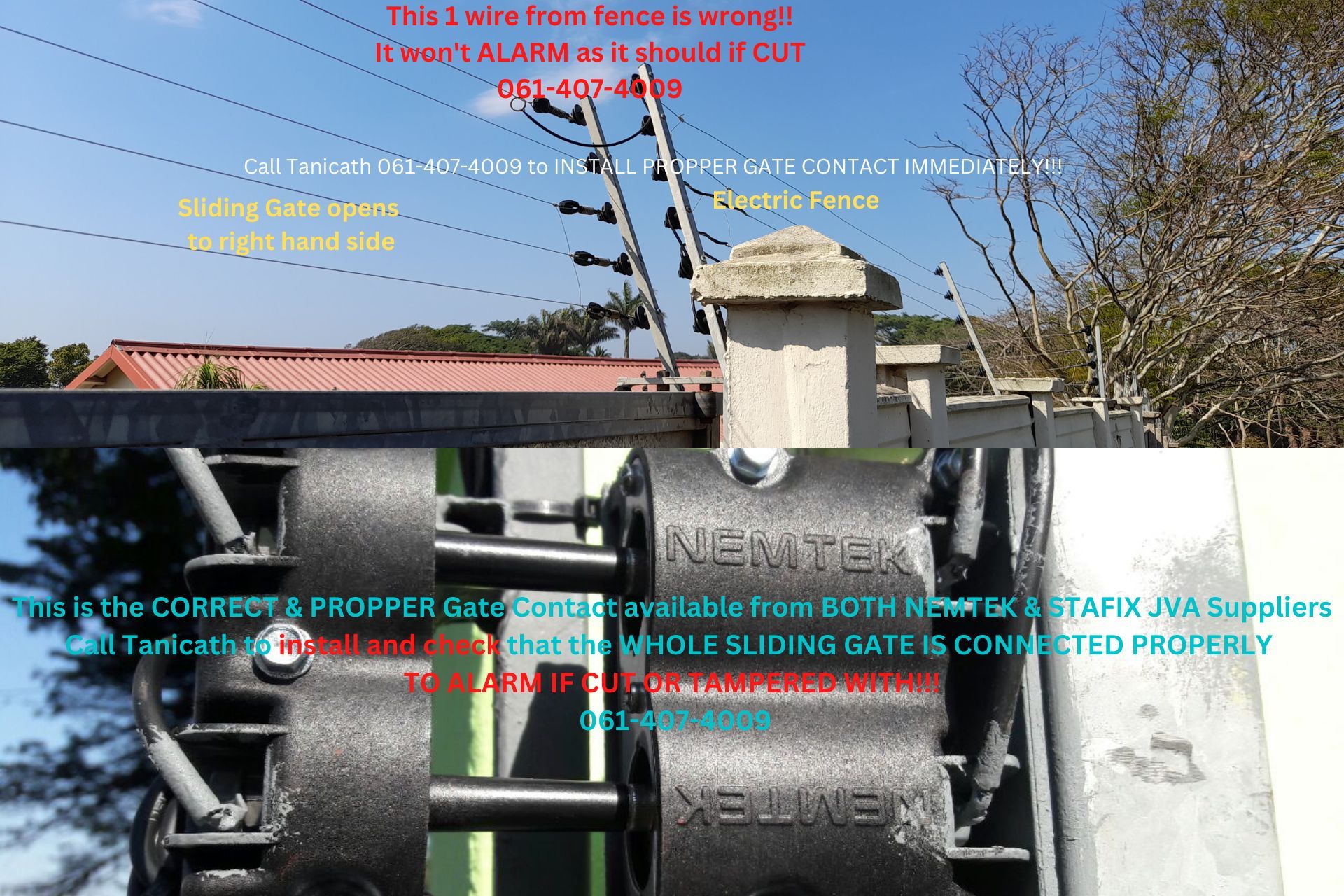 Wrong & right gate contact Blog 1920×1280.1 Proper Gate Contact Wrong & right sliding gate contact & connection