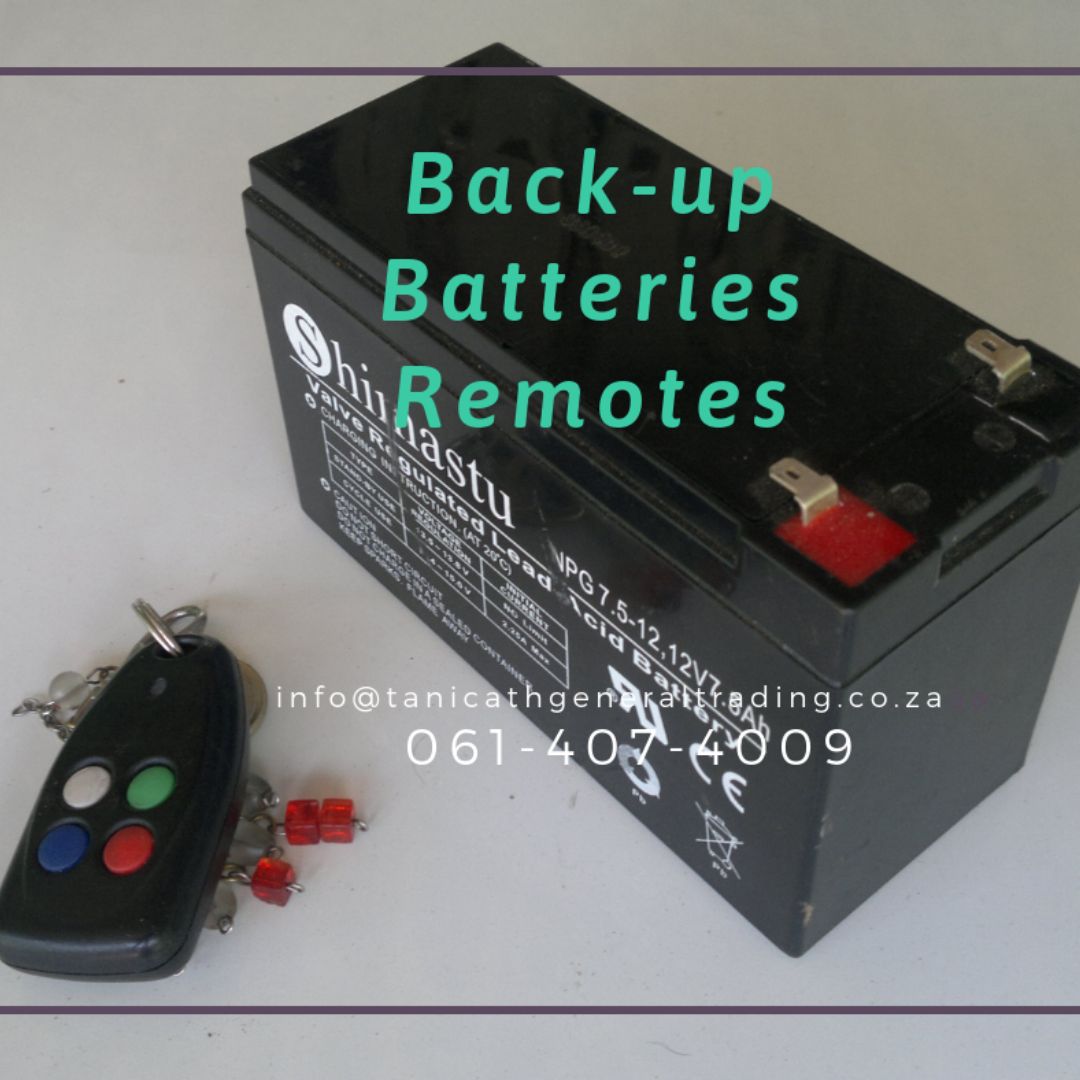 Back Up Batteries / remotes & receivers