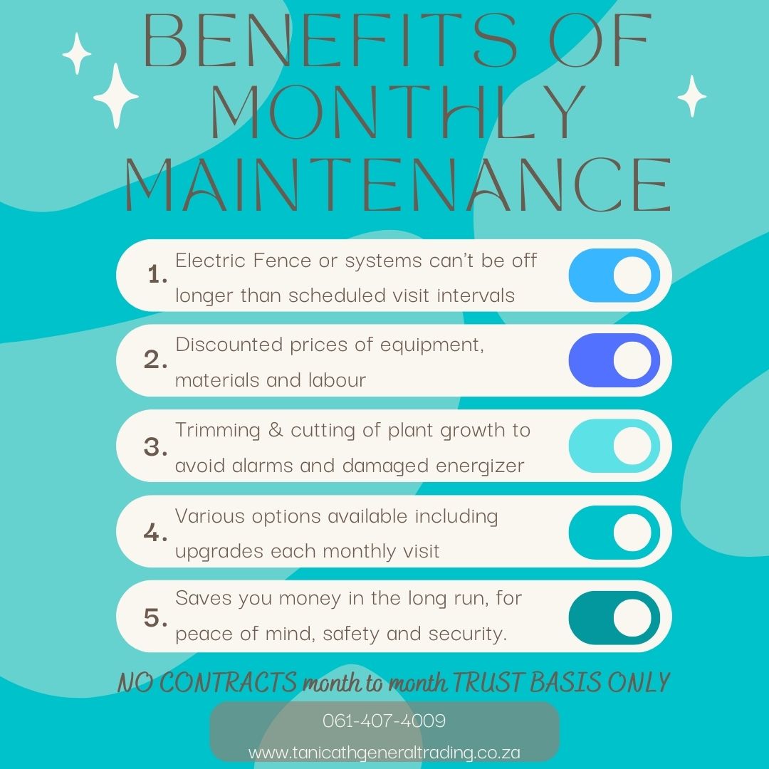 Benefits of Monthly Maintenance