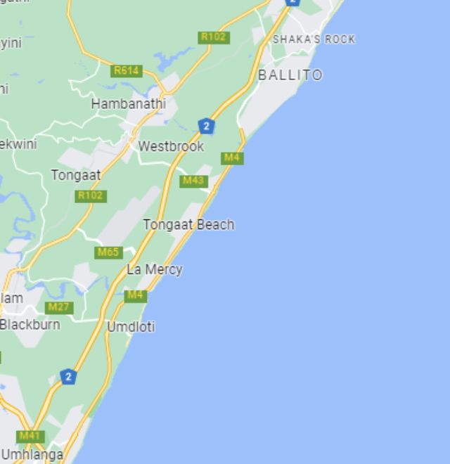 North C NUR to Salt Rock North Coast from Umhlanga to Salt Rock
