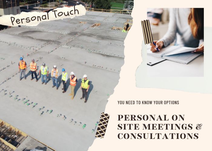 Pers site meet consult Personal on site meetings and consultations